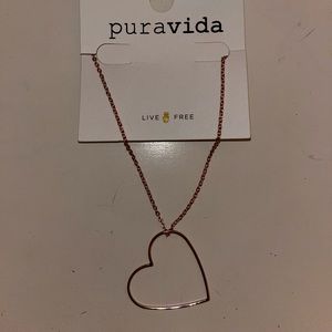 Pura Vida Heart Necklace❤️